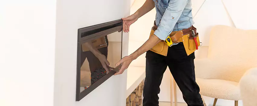 Metal Fireplace Installation in Muskogee, Oklahoma