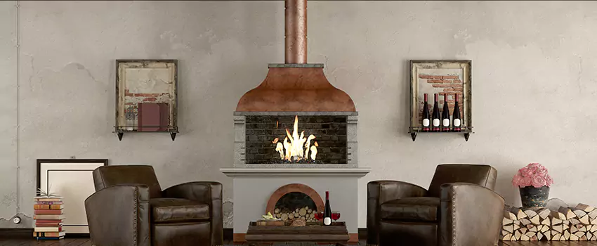 Thelin Hearth Products Providence Pellet Insert Fireplace Installation in Muskogee, OK